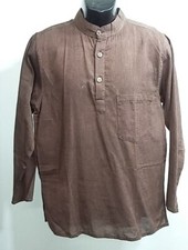 Baumwoll Hemd in Leinenoptik Größe S - 6XL von Nepalaya NMH50