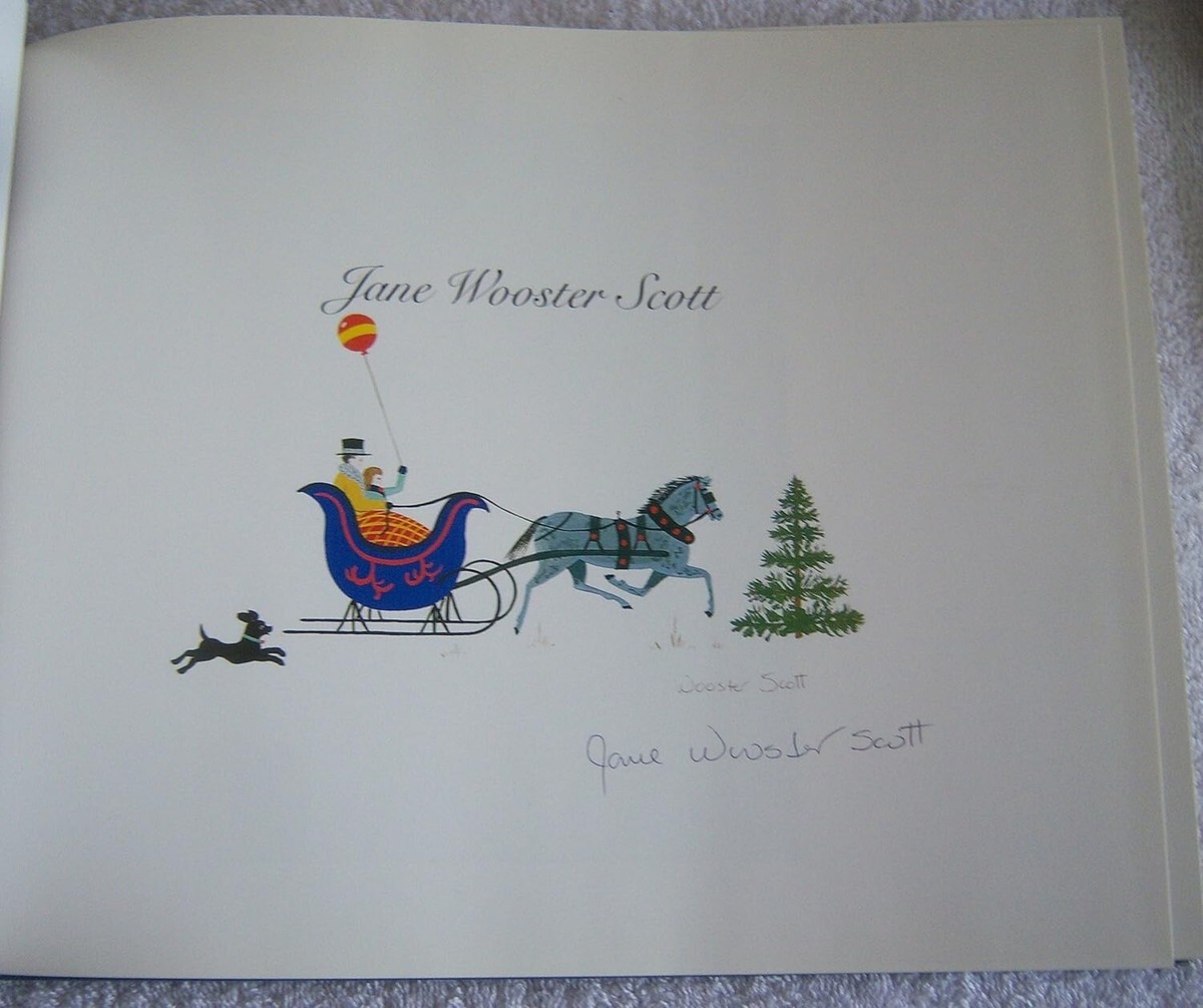 JANE WOOSTER SCOTT Hand Signed Autographed Art Book An American