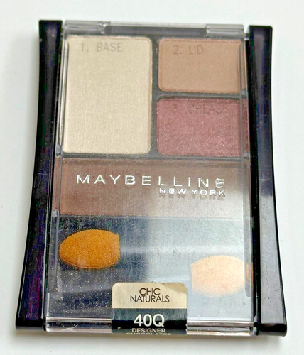 Maybelline Expert Wear Eyeshadow Designer Chocolates 40Q 0.17 oz Brush Not Good - Picture 1 of 3