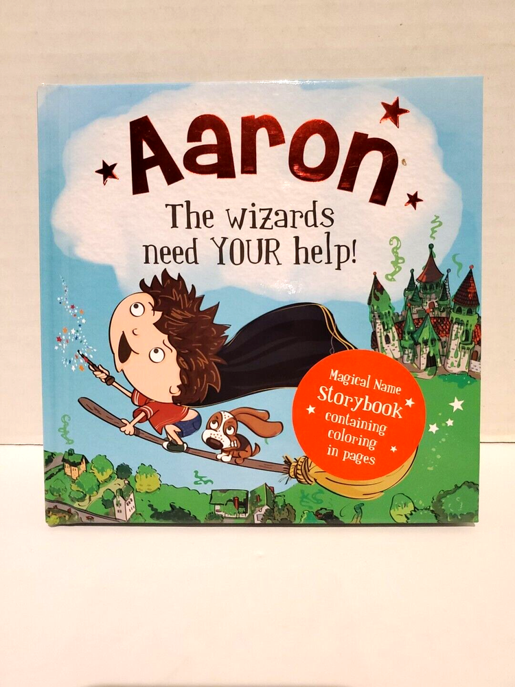 Personalized Name Magical Storybook AARON The Wizards Need Your Help