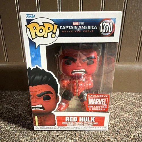 Funko Pop! Vinyl: Marvel - Red Hulk #1370 Collector Corps Exclusive