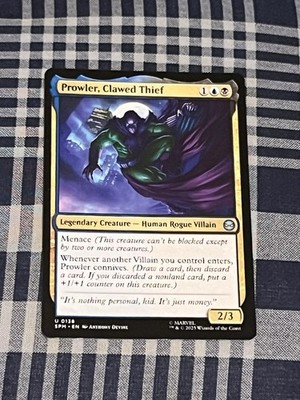 Prowler, Clawed Thief #138 | Magic Marvel Spider-Man