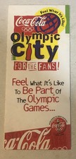 Coca Cola Olympic City Vintage Brochure Atlanta Georgia BR18