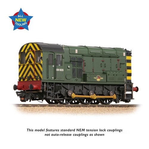 Bachmann 35-926 Class 08 08923 BR grün (Wespenstreifen) [W] - Spur O | Condition: New