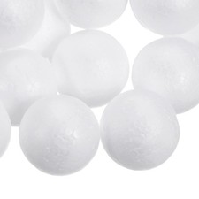 10 Pcs White Foam Balls 1.9 Inch Polystyrene Foam Ball for Crafts