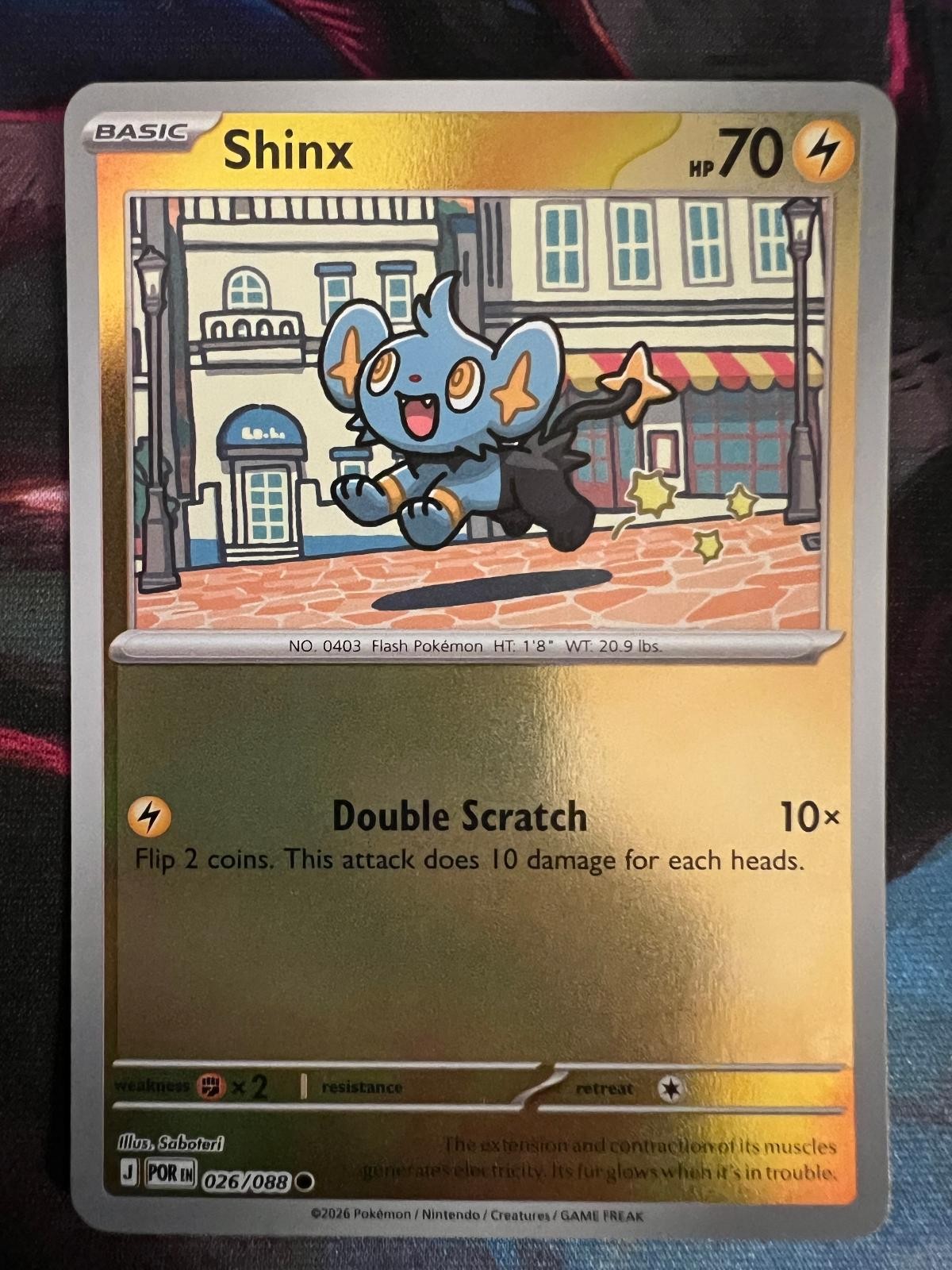 SHINX 026/088 C PERFECT ORDER POKEMON NM/M