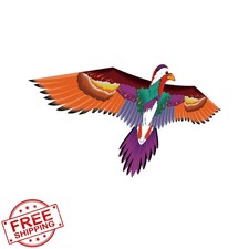 Parrot Kite for Kids Adults Easy Outdoor Beach Backyard Flying Toy
