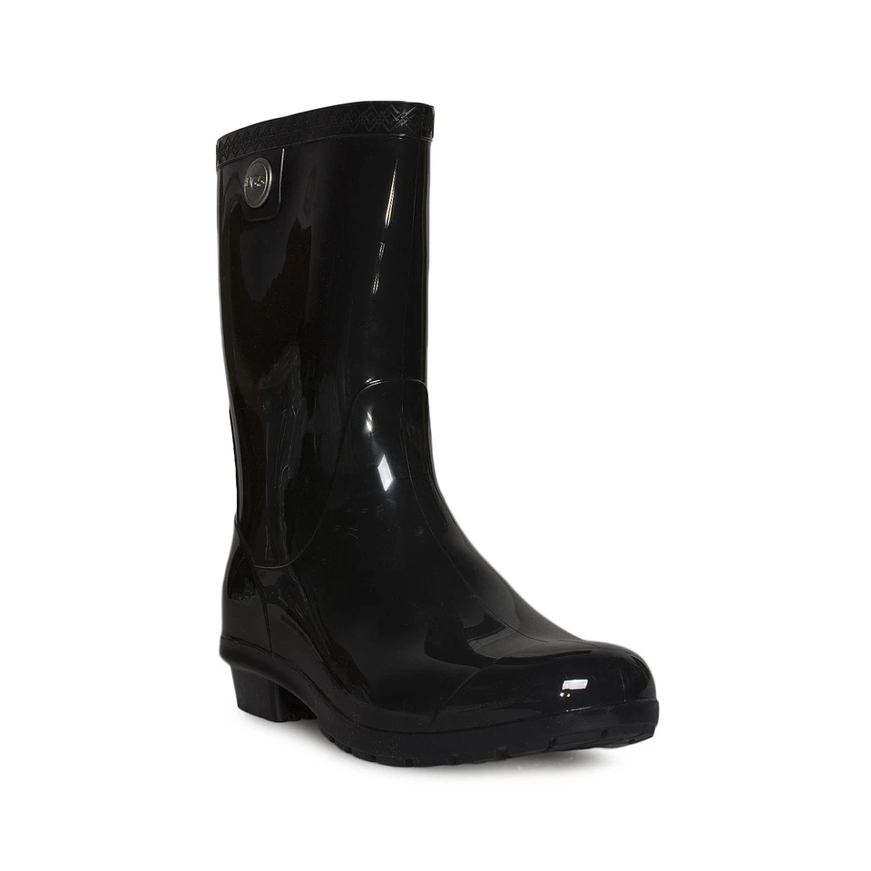 UGG SIENNA BOTAS DE GOMA IMPERMEABLES NEGRAS PARA MUJER TALLA US 7/UK 5 NUEVAS Foto 2 de 4