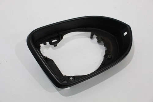 VW Passat B8 OS Right Door Wing Mirror Glass Frame Trim Black 3G0857602