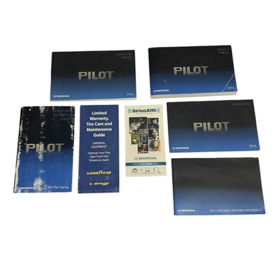 #ad 2015 Honda Pilot Original Owner Manuals Set Navigation Consumer Tech No Pouch $60.00