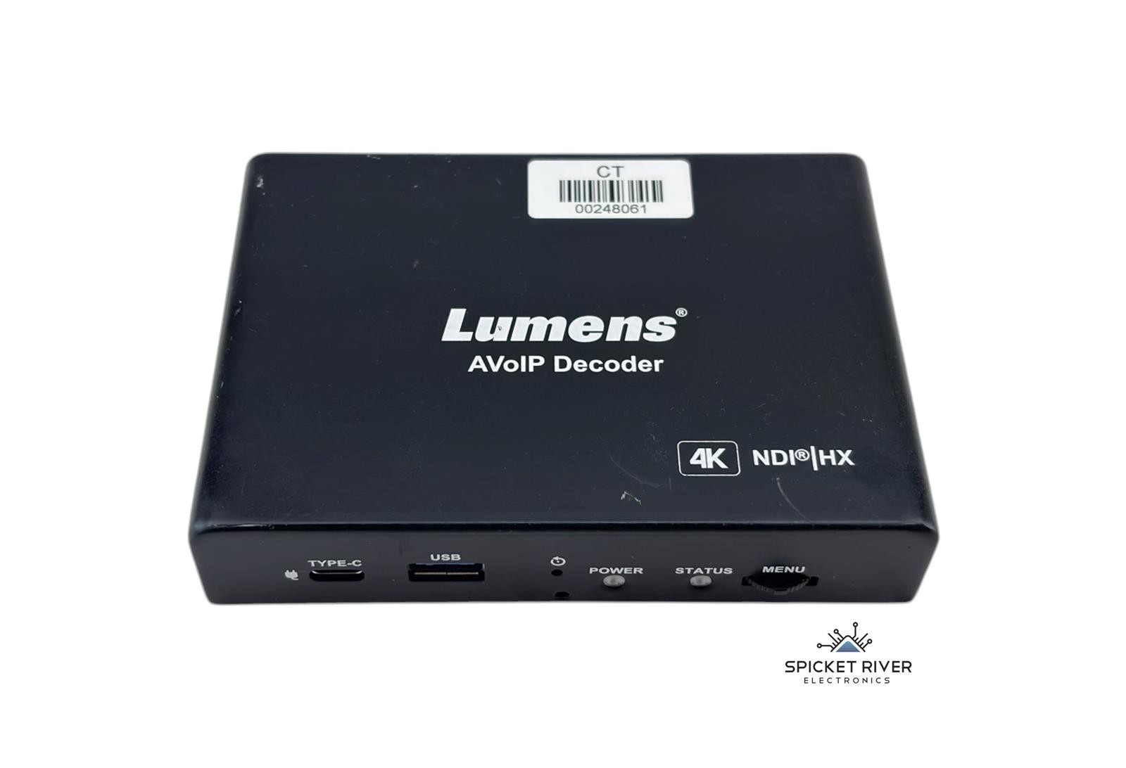 Lumens Digital Optics OIP-N60D 4K NDI HX AVoIP Decoder OIP Bridge
