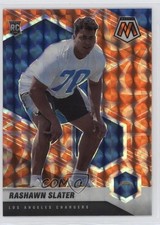 2021 Panini Mosaic Rookies Reactive Orange Prizm Rashawn Slater #371 0d2s