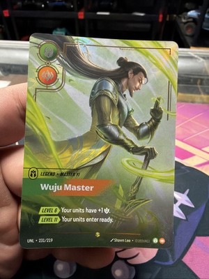 Master Yo Wiki Master 231/219 From Riftbound League Of Legends Unleashed NM