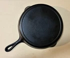 Griswold Erie Slant Logo Cast Iron Skillet #10 716 A W/ Heat Ring