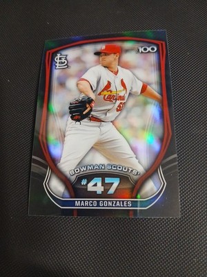 2015 Bowman Chrome Bowman Scouts Top 100 #BTP47 Marco Gonzales - Cardinals