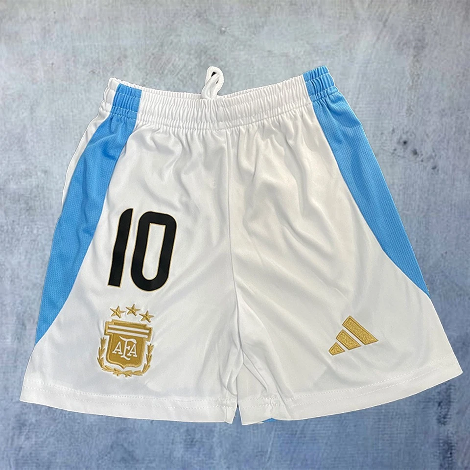 2022 Argentina National Team Kids Retro Soccer Kit - Lionel Messi Edition - Image 4 of 4