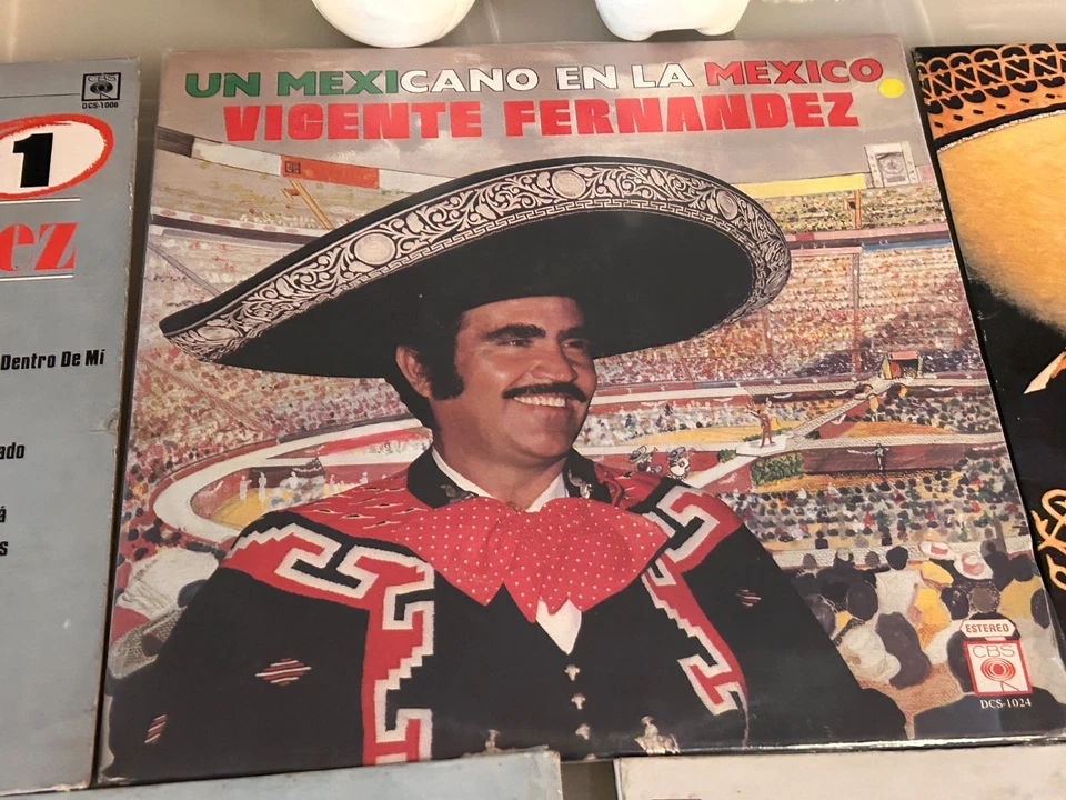 VICENTE FERNANDEZ EX/EX GREAT LOT OF 5 MEXICAN LPs Latin Rancheras - Image 3 of 4