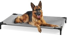 Coolaroo Cooling Elevated Dog Bed Pro Large Steel Grey Colored