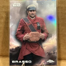 2025 Topps Chrome Star Wars BRASSO Refractor # 109 NM 