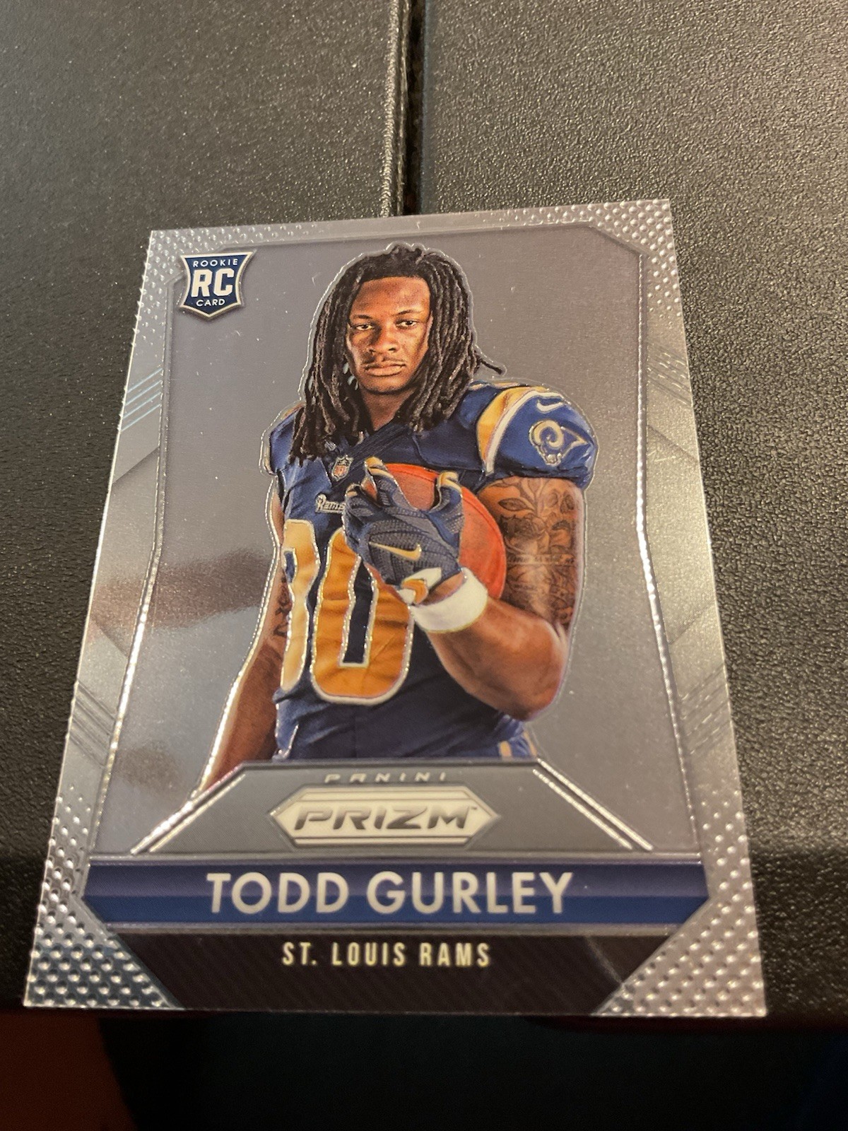 TODD GURLEY 2015 PANINI PRIZM ROOKIE CARD-RAMS/GEORGIA-#291B