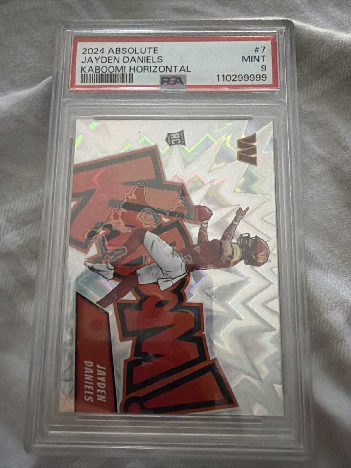 2024 Panini Absolute - Kaboom! Horizontal Jayden Daniels #7 (RC)