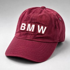 BMW Future Driver Youth Hat Vintage Red Adjustable Embroidered Cap - USA Made