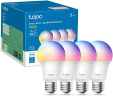 Pack 4 Ampoules Connectees Wifi E27 LED Multicolore Tapo L530E Alexa Google Home