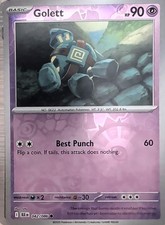 Golett #42 Prices | Pokemon Black Bolt | Pokemon Cards Golett #42 Prices | Pokemon Black Bolt | Pokemon Cards