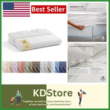 Indulge in Hotel-Quality Comfort: 100 Cotton King Fitted Sheet