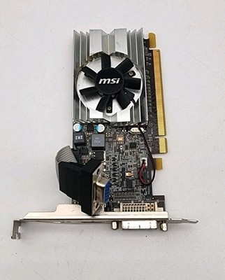 MSI AMD Radeon HD 6450 1GB GPU DDR3 SDRAM PCI Express R6450-MD1GD3/LP