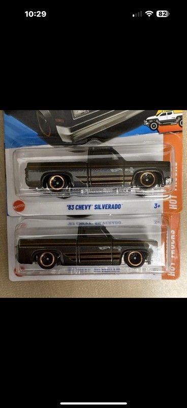 2026 Hot Wheels Mainline Case A '83 Chevy Silverado Series Hot Trucks LOT OF 2
