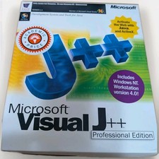 Microsoft Visual J  Professional Edition Java Open Box CD-ROM