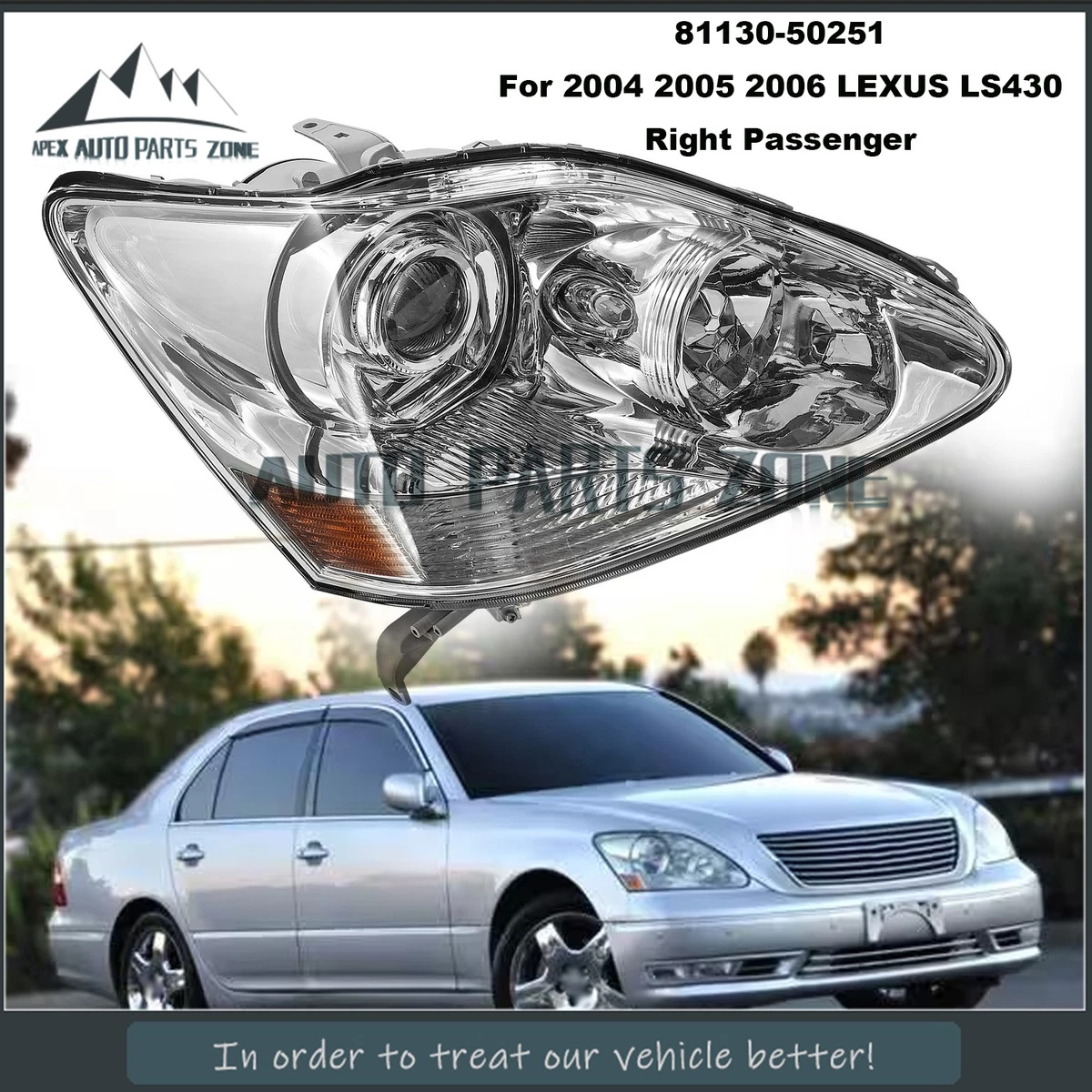Front Headlights for Lexus LS430 for sale | eBay
