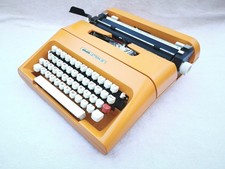 Olivetti Lettera 35 AMARILLA - Restaurada y Pintada Profesional - ¡COMO NUEVA!
