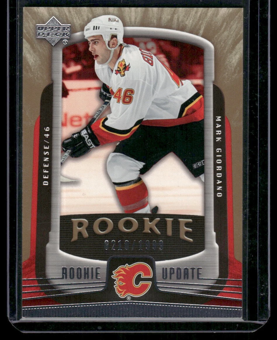 Mark Giordano trading card