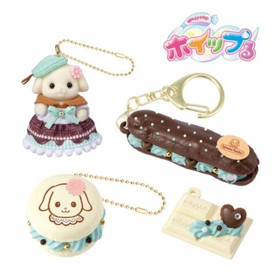 Sylvanian Family Whipple Keychain Choco Mint Flora Rabbit Baby