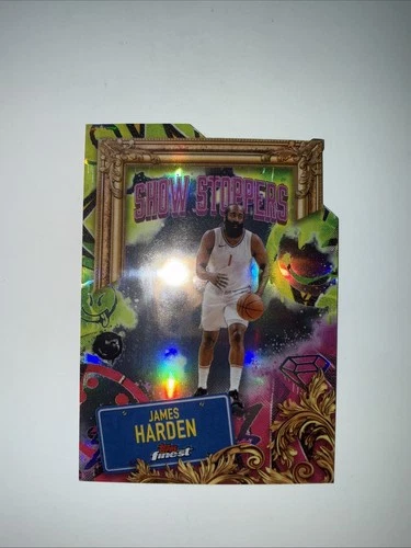 2024-25 Topps Finest - Showstoppers James Harden, James Harden #S-18 Refractor