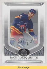 2020-21 SP Signature Edition Legends Silver Script Jack Valiquette #186 READ z6b