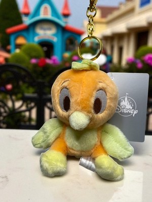 Tokyo Disney Store Keychain Orange Bird Plush Toy Sherbet Japan Limited