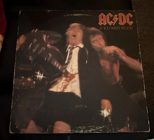 AC/DC If You Want Blood You’ve Got It Atlantic Vinyl Record