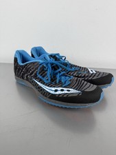 Saucony Kilkenny XC5 Spike Track Shoes Mens Size 12 Blue Black S29022-4 Soccer