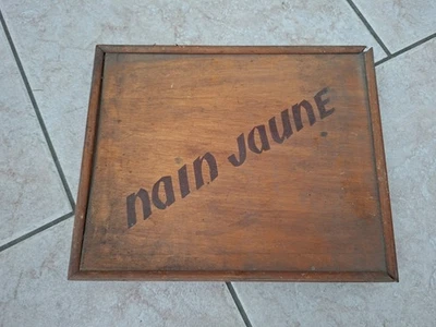 Jeu du Nain Jaune ancien en bois + jetons + jeu de cartes - Photo 1/2