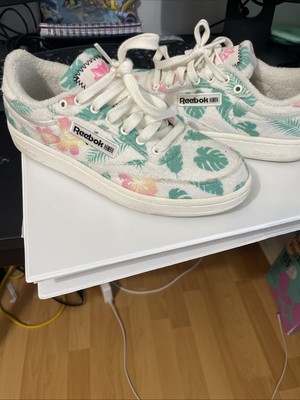 Size Reebok Women Shoes Club C 85 Beach Floral Print NO BOX 📦 