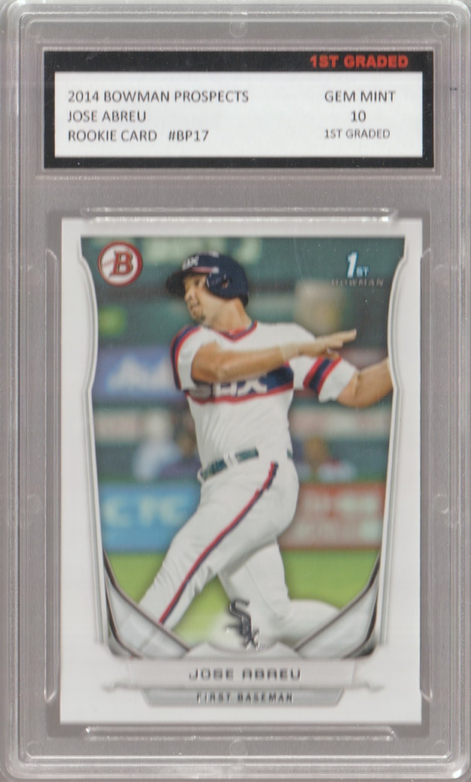 2014 Bowman Prospects Chicago White Sox #BP17 Jose Abreu 1st (RC) GEM-MT 10