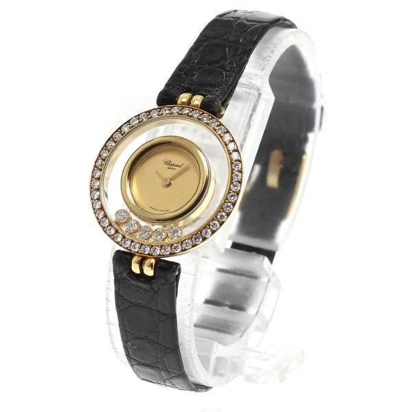Chopard — Chopard Happy Diamonds 20/5448 23mm YG Gold Dial Quartz Watch #C4561