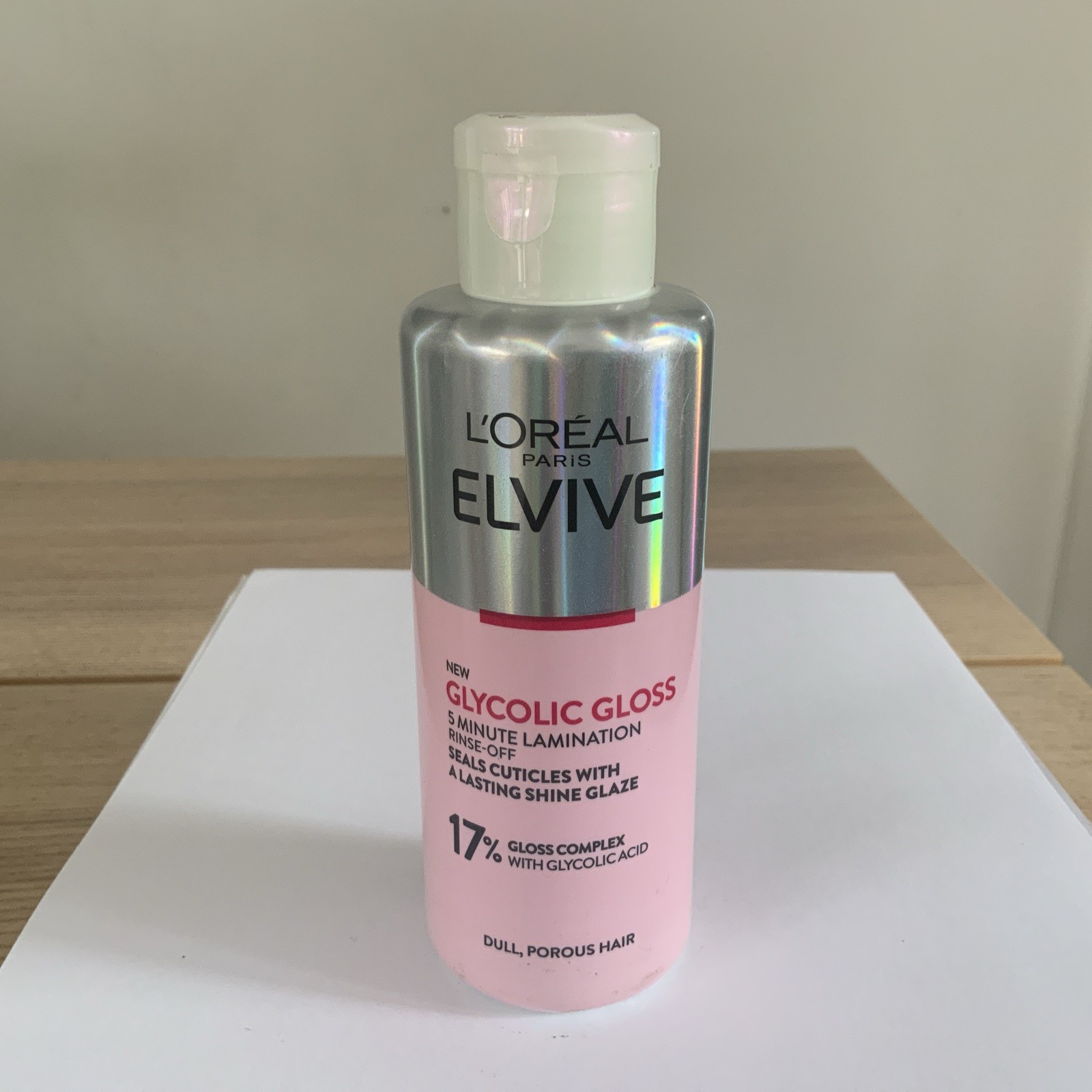 L'oreal Elvive GLYCOLIC GLOSS 5 Minute Lamination Rinse Off Treatment 200ml