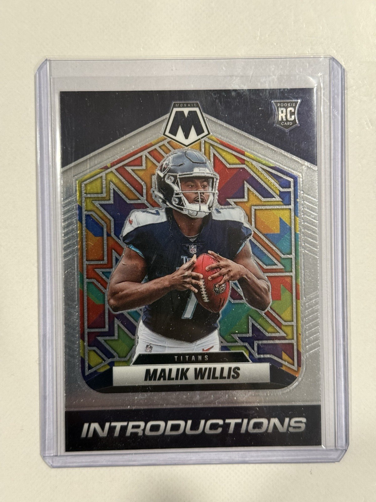 2022 Panini Mosaic - Introductions Malik Willis #I-3 (RC) Rookie SP Dolphins