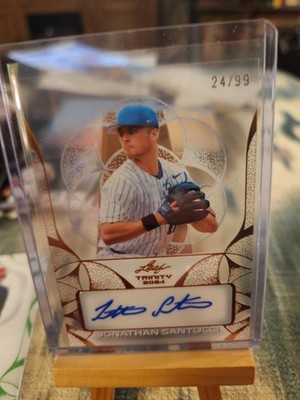 2024 Leaf Trinity - Clear Autographs Jonathan Santucci #CA-JS1 Bronze /99...
