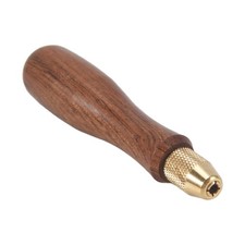 Wood File Handle Wooden Handles with Brass Co...