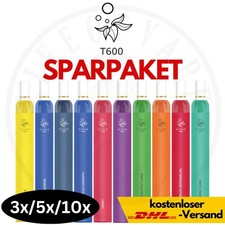 ELFBAR T600 Sparpaket I E-Zigarette E-Shisha I Vape mit 20mg Nikotin E-Liquid